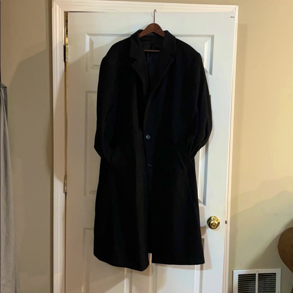 Men’s Saks Fifth Avenue Wool Trench Coat